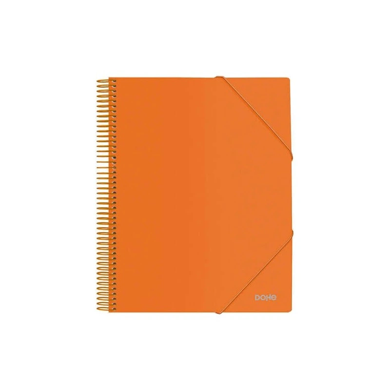 Dohe Folder with 20 A4 Size Covers - 800 Micron Opaque Polypropylene Cover - 80 Micron Transparent Covers - Colorful Plastic