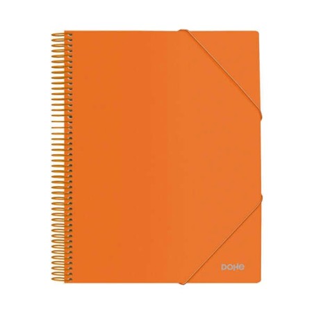 Dohe Folder with 20 A4 Size Covers - 800 Micron Opaque Polypropylene Cover - 80 Micron Transparent Covers - Colorful Plastic