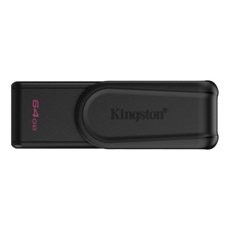 Kingston DataTraveler Exodia USB Flash Drive 64GB - USB 3,2 Gen 1 - Rotating Lid - Black