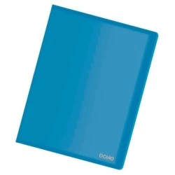Dohe Carpetas con 40 Fundas en Tamaño A4 - Tapa Flexible de Polipropileno Translucido - Fundas Transparentes Soldadas al Lomo