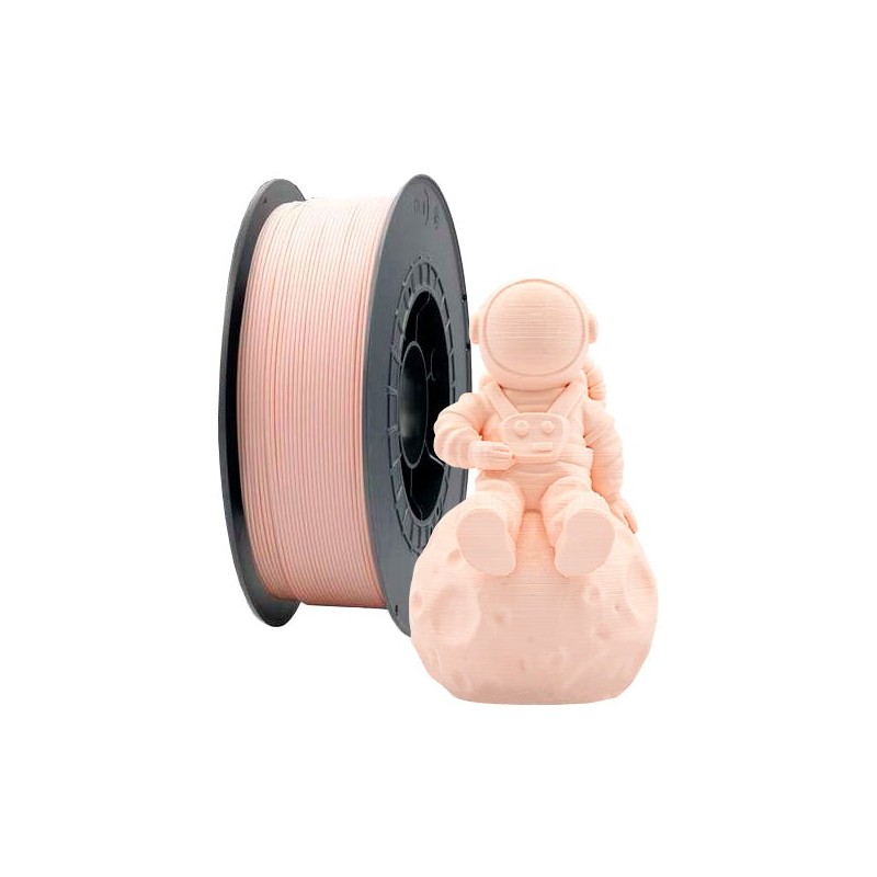 Filamento PLA 3D - Diâmetro 1,75mm - Carretel de 1kg - Cor Rosa Pastel