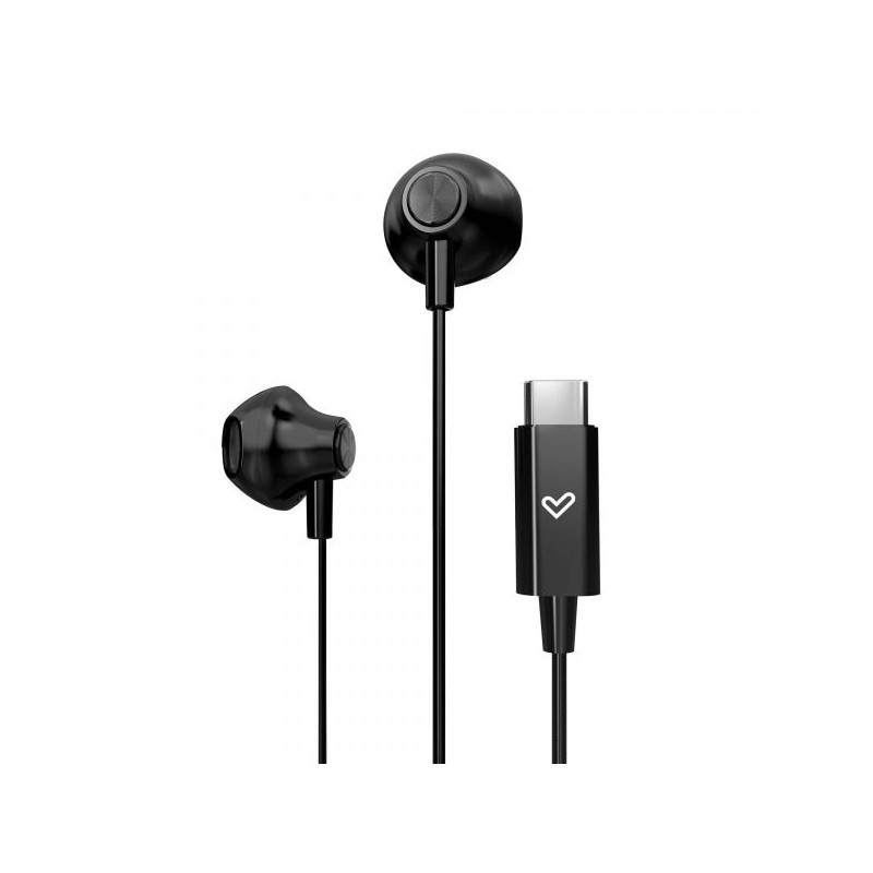 Energy Sistem EasyPods Earbuds - HD Sound - Type C Connection - Integrated Microphone - Playback Control - 120 cm Cable