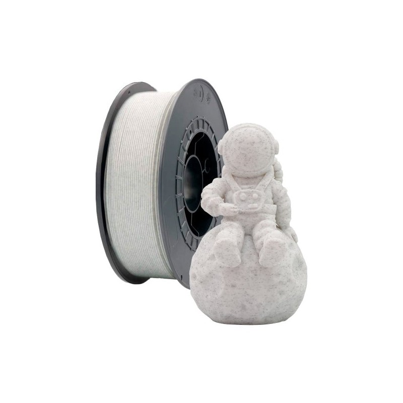 Filamento PLA 3D - Diâmetro 1,75mm - Carretel de 1kg - Cor Mármore