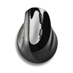 NGS Evo Moksha Wireless Ergonomic Vertical Mouse USB 2400dpi - 5 Buttons - Silent Keys - Black Color