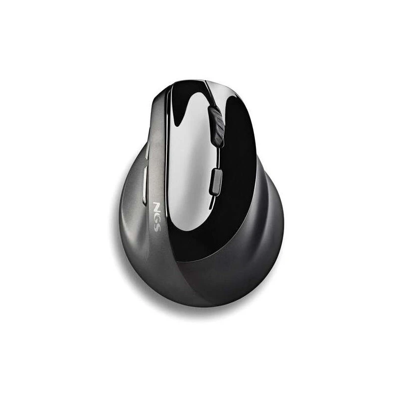 NGS Evo Moksha Wireless Ergonomic Vertical Mouse USB 2400dpi - 5 Buttons - Silent Keys - Black Color