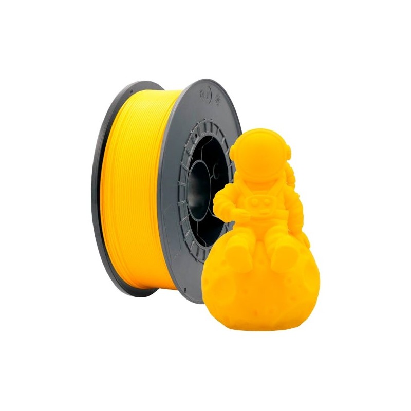 Filamento 3D PETG - Diametro 1.75mm - Bobina 1kg - Color Amarillo