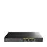 Cudy Switch 20 Ports - Capacité de commutation 40Gbps - 16x RJ45 PoE+ - 2x RJ45 GbE - 2x Gigabit SFP - Redémarrage automatique