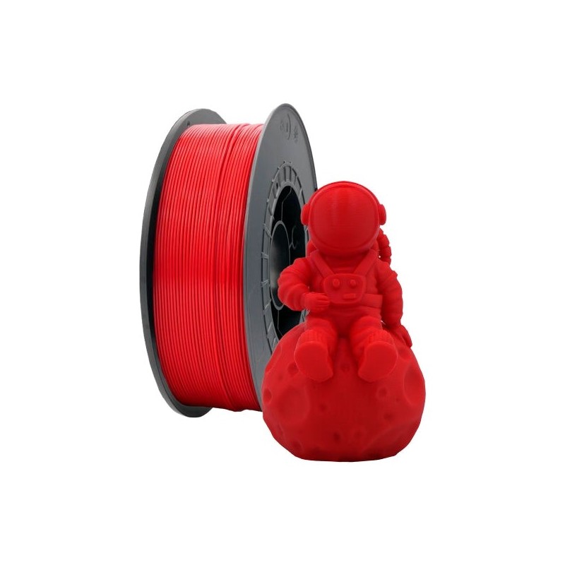 Filamento 3D PLA - Diametro 1.75mm - Bobina 1kg - Color Rojo