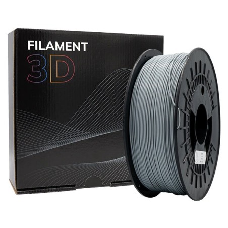 Filamento 3D PLA TOUGH - Diâmetro 1,75mm - Bobina 1kg - Cor Cinzenta