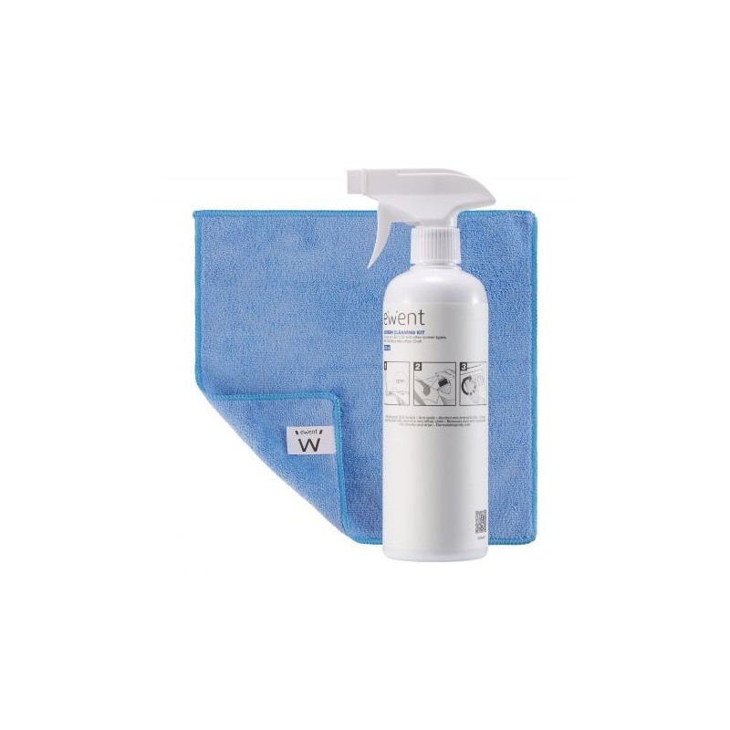 Ewent Screen Cleaner Spray Kit 500ml + Microfiber Cloth
