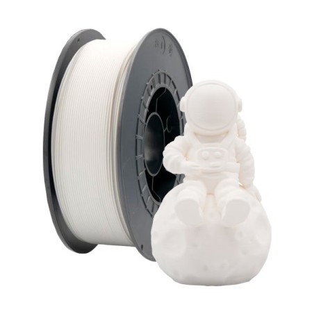 Filamento PLA 3D - Diâmetro 1,75mm - Carretel 2,5kg - Cor Branco
