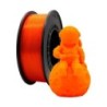 Filamento 3D PLA - Diametro 1.75mm - Bobina 1kg - Color Naranja Fluorescente