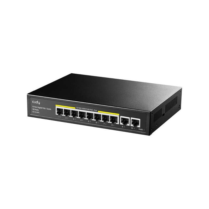 Switch Cudy GS1010PE 10 portas Gigabit PoE+