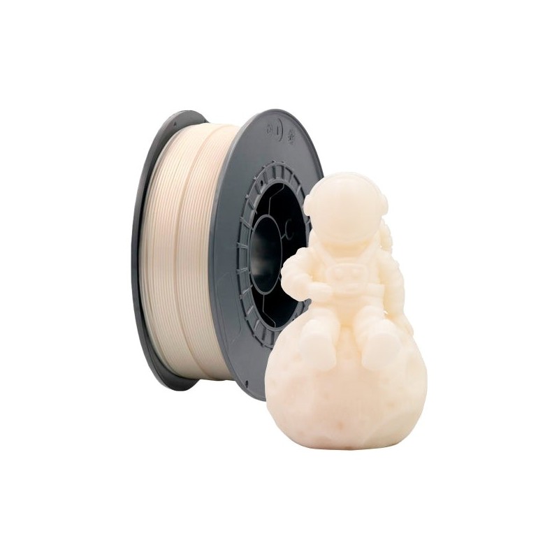 Filamento PLA 3D - Diâmetro 1,75mm - Carretel de 1kg - Cor Nacre
