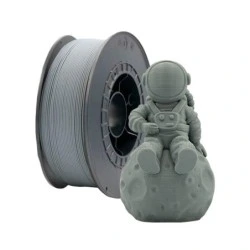 Filamento PLA 3D - Diâmetro 1,75mm - Bobina 1kg - Cor Cinzenta