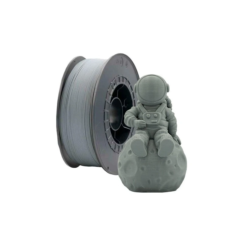 Filamento PLA 3D - Diâmetro 1,75mm - Bobina 1kg - Cor Cinzenta