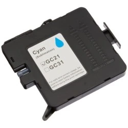 Ricoh GC21C Cyan Compatible Sublimation Ink Cartridge - Replaces 405533/405537