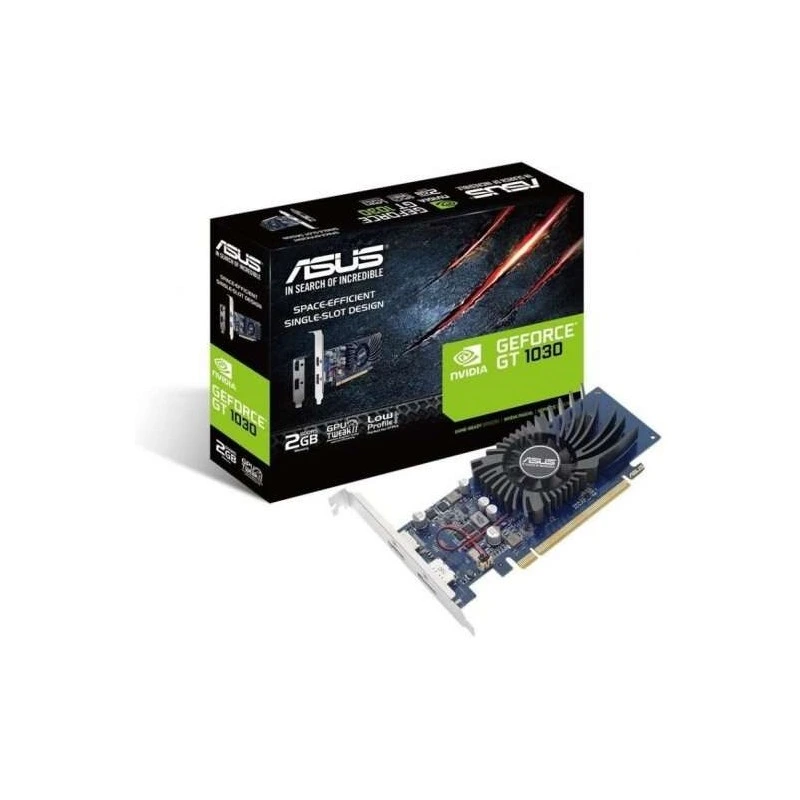 Asus GT1030 2G BRK Graphics Card 2GB GDDR5 - PCIE3,0, 1x HDMI, 1x DisplayPort