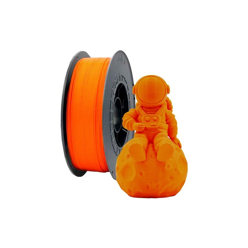 3D PLA Filament - Diameter 1,75mm - Spool 1kg - Orange Color