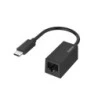 Hama Adaptador de Red - USB-C Macho - Ethernet RJ45 Hembra - Color Noir