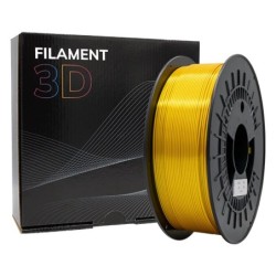 3D PLA SILK Filament - Diameter 1,75mm - 1kg Spool - Gold Color