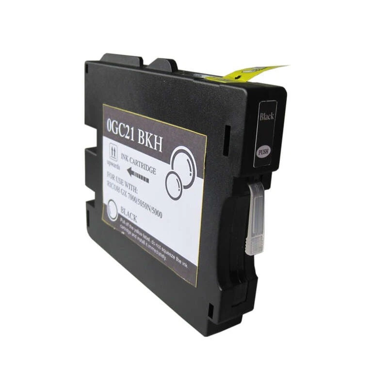 Ricoh GC21K Tinteiro Preto Pigmentada Genérico - Substitui 405532/405536