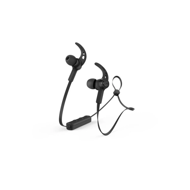 Hama Freedom Run II Auriculares Desportivos - Bluetooth - Alcance 10m - Assistente de Voz - Cor Preto