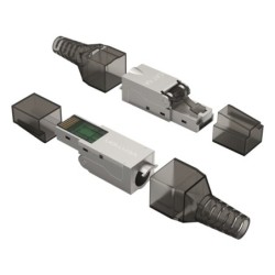Vention Conector para Cable de Red RJ45 Cat.6 FTP - Sin Herramientas - Color Gris