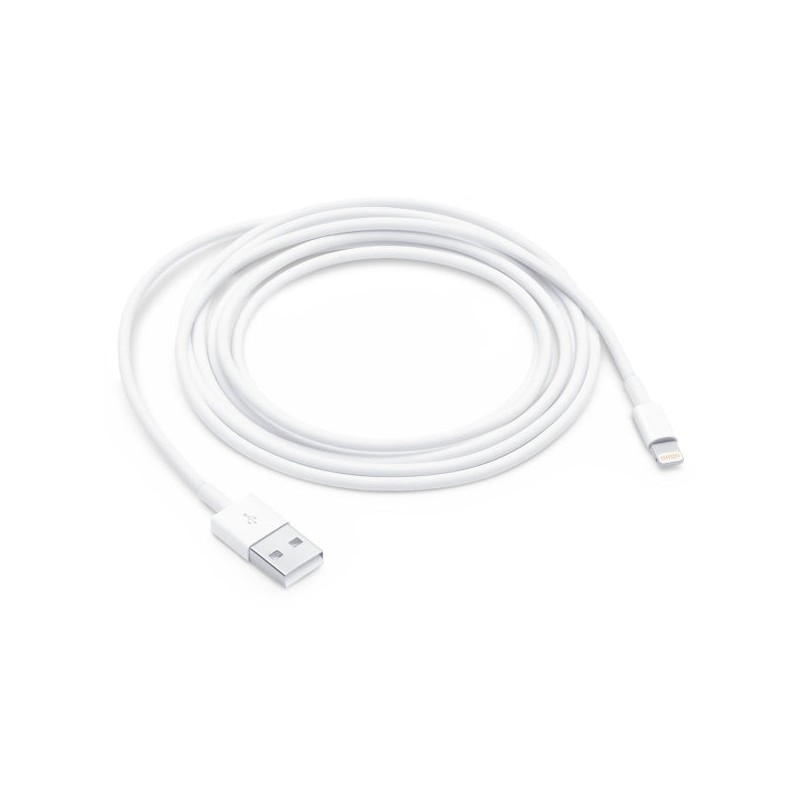 Apple Cabo Lightning para USB-A - Comprimento 2m - Cor Branco