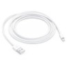 Apple Cable Lightning a USB-A - Longitud 2m - Color Blanco