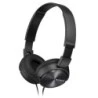 Sony MDR-ZX310 Headphones with Microphone - Foldable - Adjustable Headband - Padded Ear Cushions - In-Line Controls - 1.20m