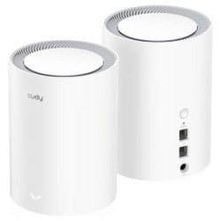 Cudy AX3000 Pack de 2 Sistemas WiFi 6 Mesh AX3000 2.5G Dual Band - Admite Largura de Banda de 20/40/80/160MHz - 1x Puerto LAN