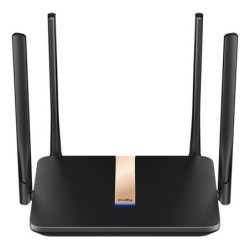 Cudy LT500D Router WiFi AC1200 4G LTE Dupla Banda - 1x Porta Wan 10/100Mbps e 3x Portas Lan 10/100Mbps - 2x Antenas WiFi e 2x