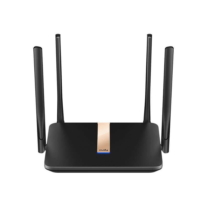 Cudy LT500D Router WiFi AC1200 4G LTE Dupla Banda - 1x Porta Wan 10/100Mbps e 3x Portas Lan 10/100Mbps - 2x Antenas WiFi e 2x