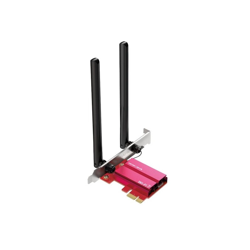 Mercusys MA37BE Adaptador de Red PCIe BE6500 - WiFi 7 - Bluetooth 5.4 - 2 Antenas