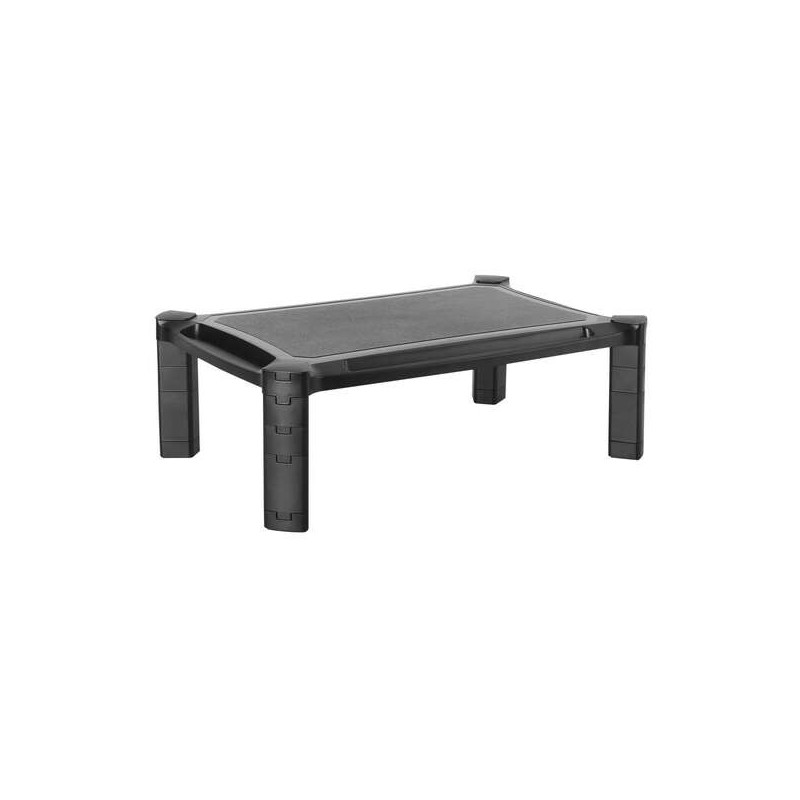Aisens Soporte Elevador XL para Monitor hasta 32" o Portatil - Regulable en Altura - Compartimento Guardaobjetos - Gestion de