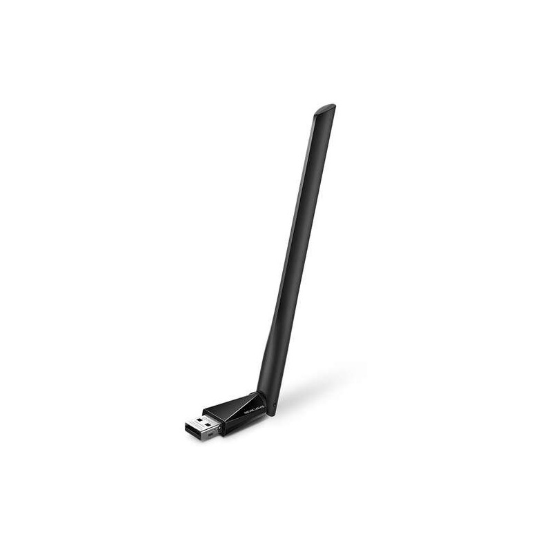 Mercusys MU6H Dual Band AC650 USB WiFi Adapter - Up to 200Mbps 2.4GHz, Up to 433Mbps 5GHz - USB 2.0 - High Gain - 5dBi Antenna -