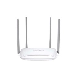 Mercusys N 300Mbps Wireless Router - 4 10/100Mbps Ports - 4 5dBi Antennas - 2x2 MIMO Technology - Up to 500m2 WiFi Coverage