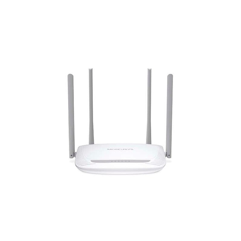 Mercusys N 300Mbps Wireless Router - 4 10/100Mbps Ports - 4 5dBi Antennas - 2x2 MIMO Technology - Up to 500m2 WiFi Coverage