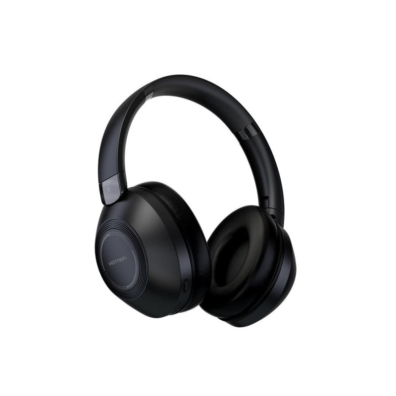 Vention SoundMate S11 Auriculares Bluetooth 5.3 - 20h de Bateria - Microfone - Cor Preto