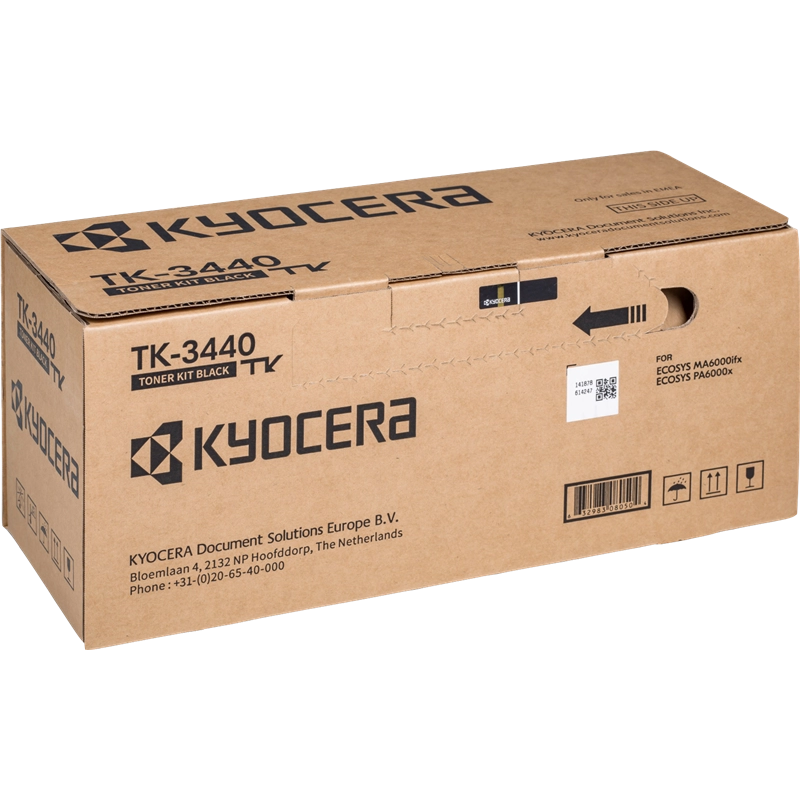 Kyocera TK3440 Preto Cartucho de Toner Original - 1T0C0T0NL0