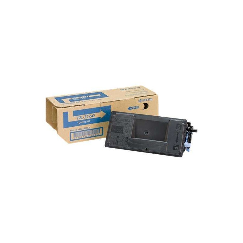 Kyocera TK3160 Noir Cartouche de toner Original - 1T02T90NL0/1T02T90NL1