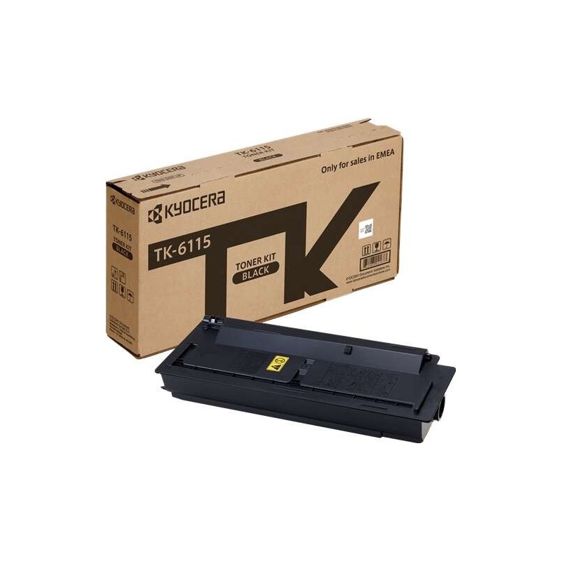 Kyocera TK6115 Preto Cartucho de Toner Original - 1T02P10NL0