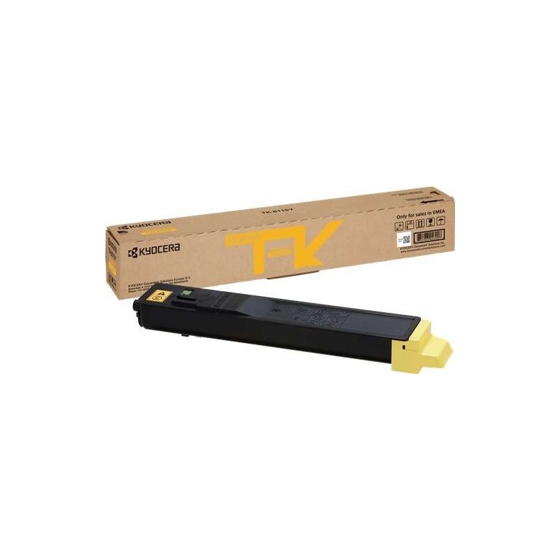 Kyocera TK8115 Jaune Cartouche de toner Original - 1T02P3ANL0/TK8115Y