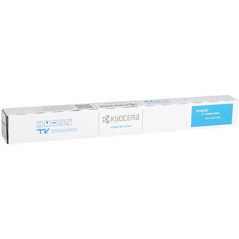 Kyocera TK8375 Ciano Cartucho de Toner Original - 1T02XDCNL0/TK8375C