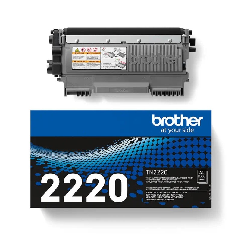 Brother TN2220 Preto Cartucho de Toner Original