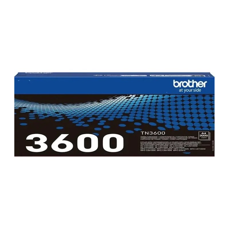 Brother TN3600 Black Toner Cartridge Original - TN3600