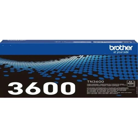 Brother TN3600 Black Toner Cartridge Original - TN3600