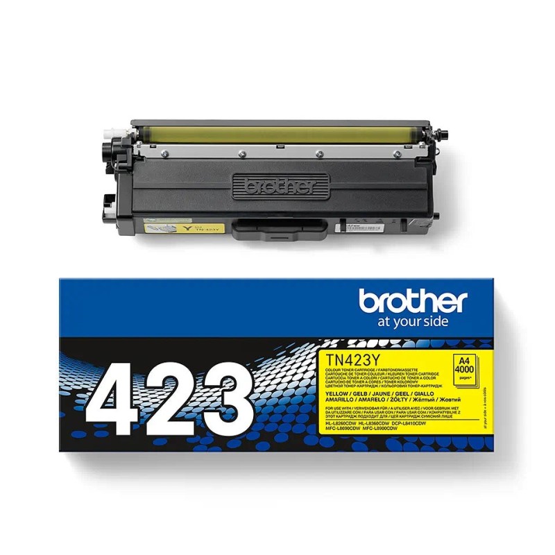Brother TN423 Jaune Cartouche de toner Original - TN423Y
