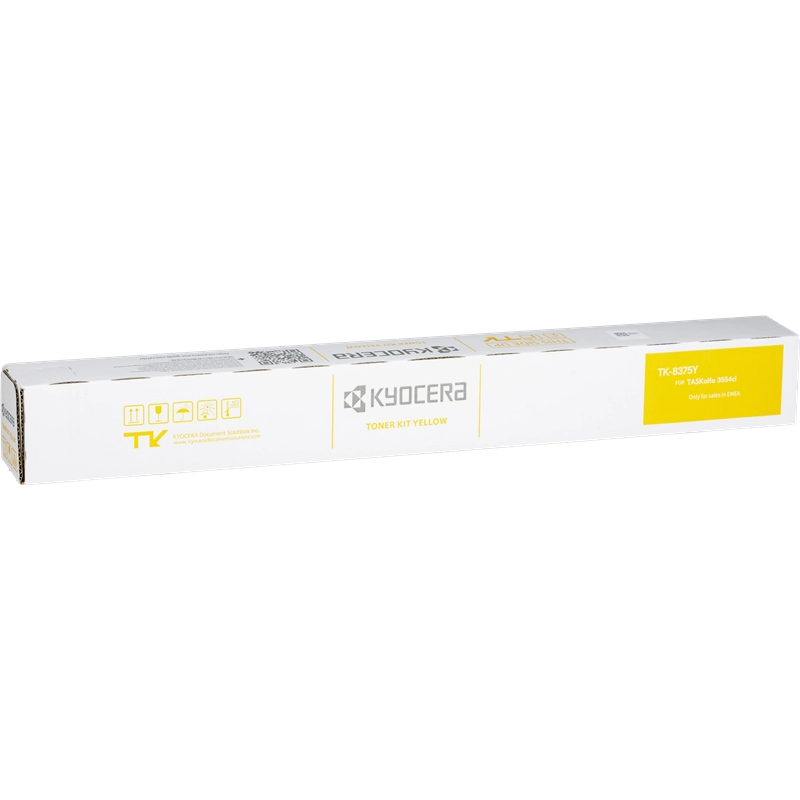 Kyocera TK8375 Yellow Toner Cartridge Original - 1T02XDANL0/TK8375Y